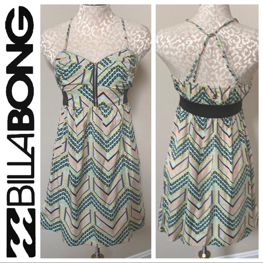 Billabong Aztec Print Strappy Dress